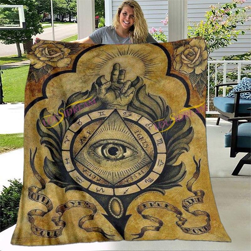 The Masonic Store Freemason Important Stuff Micro-Decke, Überwurf, Decke, Flanell, zum Schlafen, weich, Sofadecke, warm, leicht