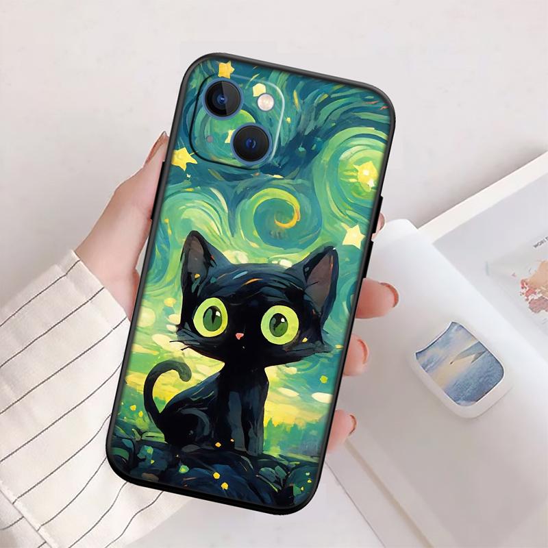 Cat Kitten Meow Shell Phone Case for Samsung Galaxy Note 10 20 S23 S24 S25 Ultra FE Plus Edge Lite A02S A35 A07 A17