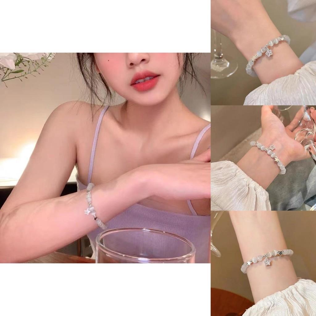 Fashionable Star Charm Bracelet For Women Alloy Electroplated Beads Small Fresh