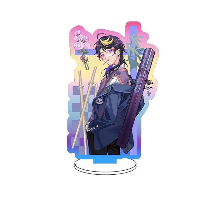 Luxiem Vtb Figurine de jucărie Stand acrilic Anime Figurine de acțiune Ornament Model Accesorii Mysta Ike Vox Cadou