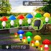Creative Solar Mushroom Lights Outdoor LED Garden Lamp Waterproof Pathway Landscape Lights for Home Patio Lawn Christmas Decor