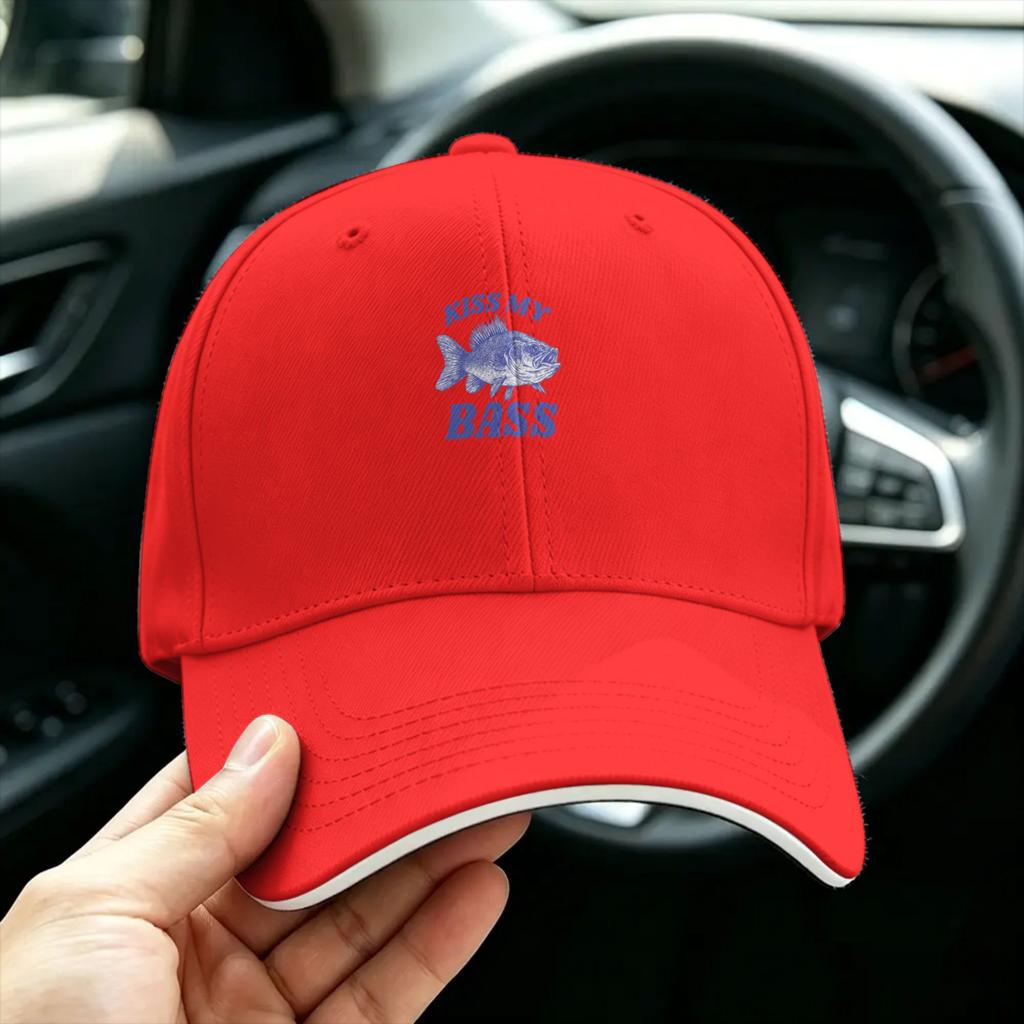 Bass Fishing Baseball Cap Outdoor Sport SunProof Trucker Hat Unisex Women Stylish Design Baseball Caps