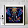 New Arrival 5D DIY Full Circle Diamond Painting "Colorful Elephant" Embroidery Cross Stitch Home Decor Gift