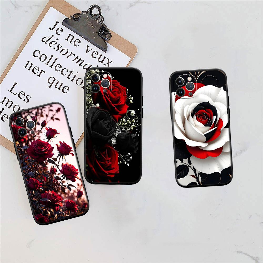 Beautiful Roses Flower Phone Case for Motorola Moto Edge Plus G54 E14 G04S G45 G54 G64S30 S50 X30 X40 X50 Ultra Pro Power