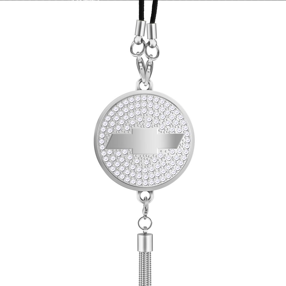 Car Badge Pendant Auto Rearview Mirror Hanging Ornaments For Chevrolet Cruze Lacetti Sonic Spark Sail Aveo Cobalt Malibu Captiva