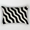 Geometric Black Pillowcase Living Room Sofa Cushion Cover Pillowcase Waist Home Decoration