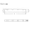 Guitar Nut Stainless Steel 4 String Nut for ST FD Style Electric Guitar Replacement 38×3.6×4.8-6.3mm