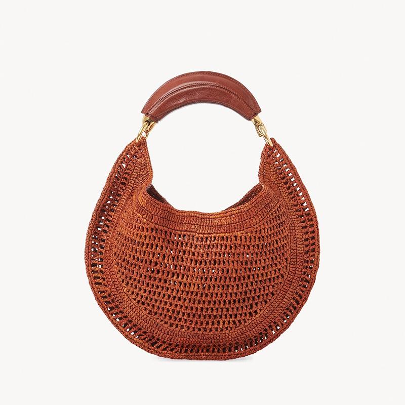 New Woven Crescent Bag with Soft