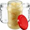 KADAX Seno Preserve Jars 315ml 10pcs 66mm + Lids "Red Peas"