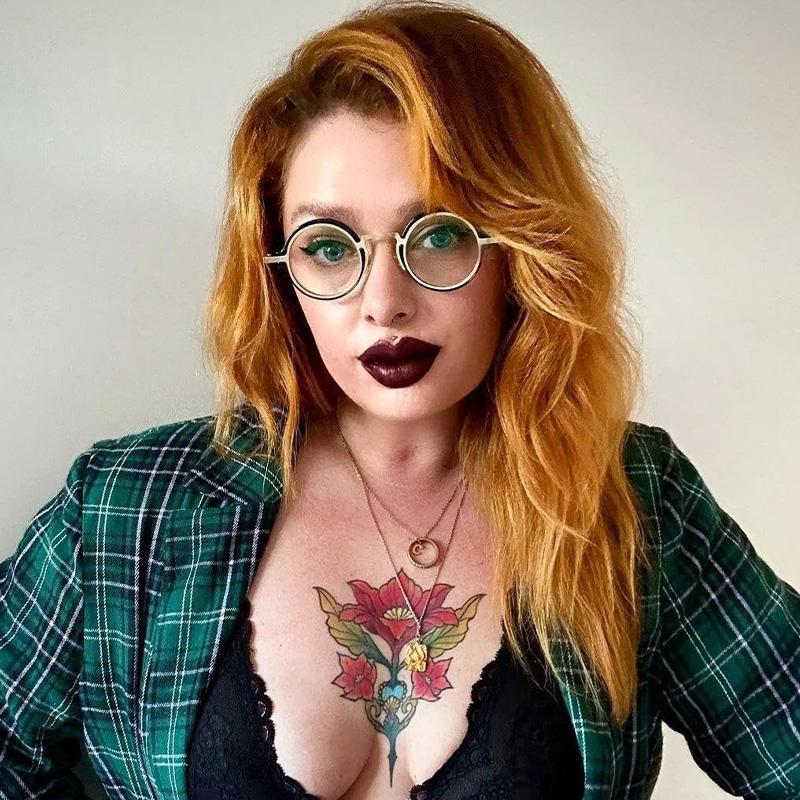 Anti Blue Light Round Glasses Women Vintage Luxury Women's Eyeglasses Frame Men Optical Lenses Frames Man Trends Optical Frame
