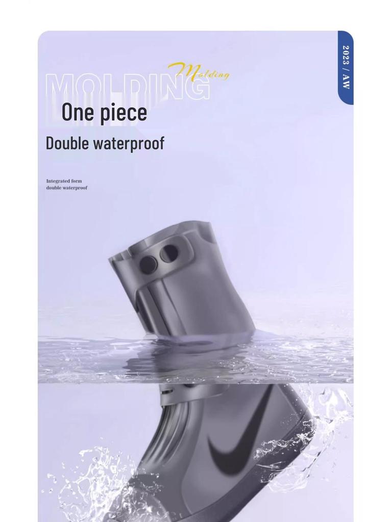 Durable Non-slip Silicone Rain Shoe Covers for Adults and Students