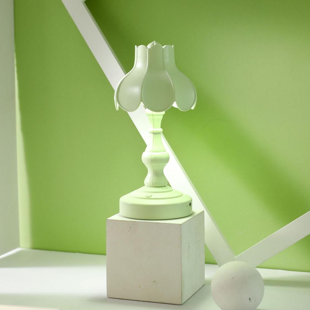 Mini Retro LED Nachtlicht Dekoration Tisch Lampe Wiederaufladbare Lesen Schreibtisch Lampe Mädchen Geschenk Für Schlafsaal Schlafzimmer Nacht Dekor