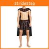 Stylish M-xl Ancient Roman Greek Male Warrior Costume For Cosplay Parties And Halloween
