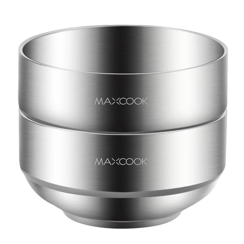 Meichu 304 Stainless Steel Double-Layer Insulated Bowl Set