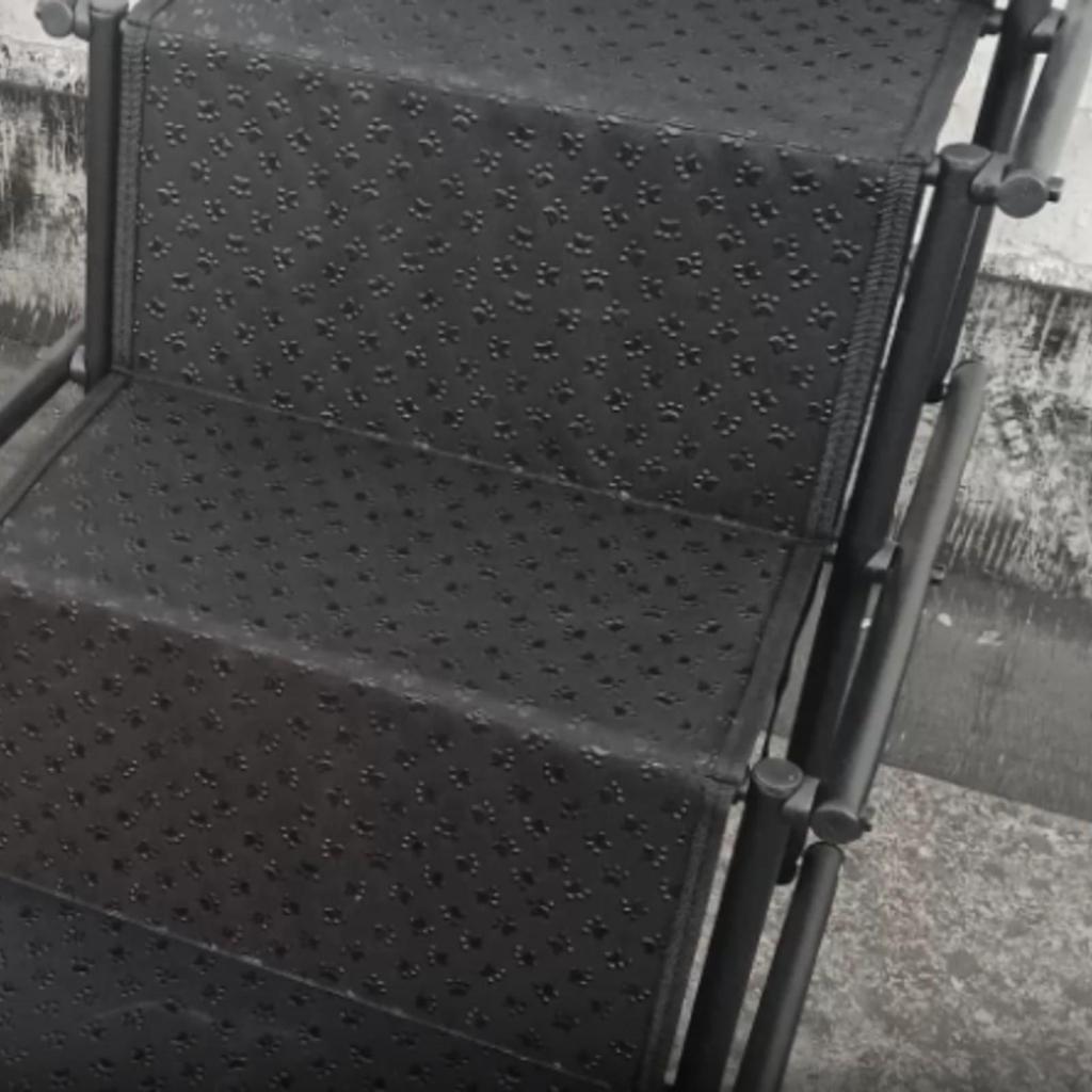 Foldable Pet Stairs Sturdy Stair Ladder Folding Dog Easy to Climb