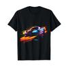 Car Racing Speed Race Colorful Tuner T Shirt Vintage Washed Homme Fashion Versatile Designer Clothes Unisex Slightly