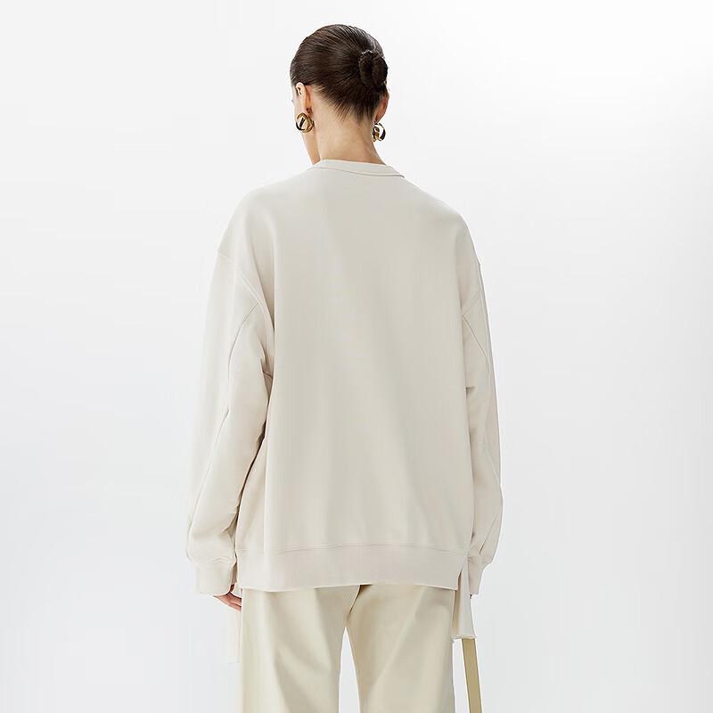 JNBY 2025 Spring Loose Fit Pullover Sweatshirt