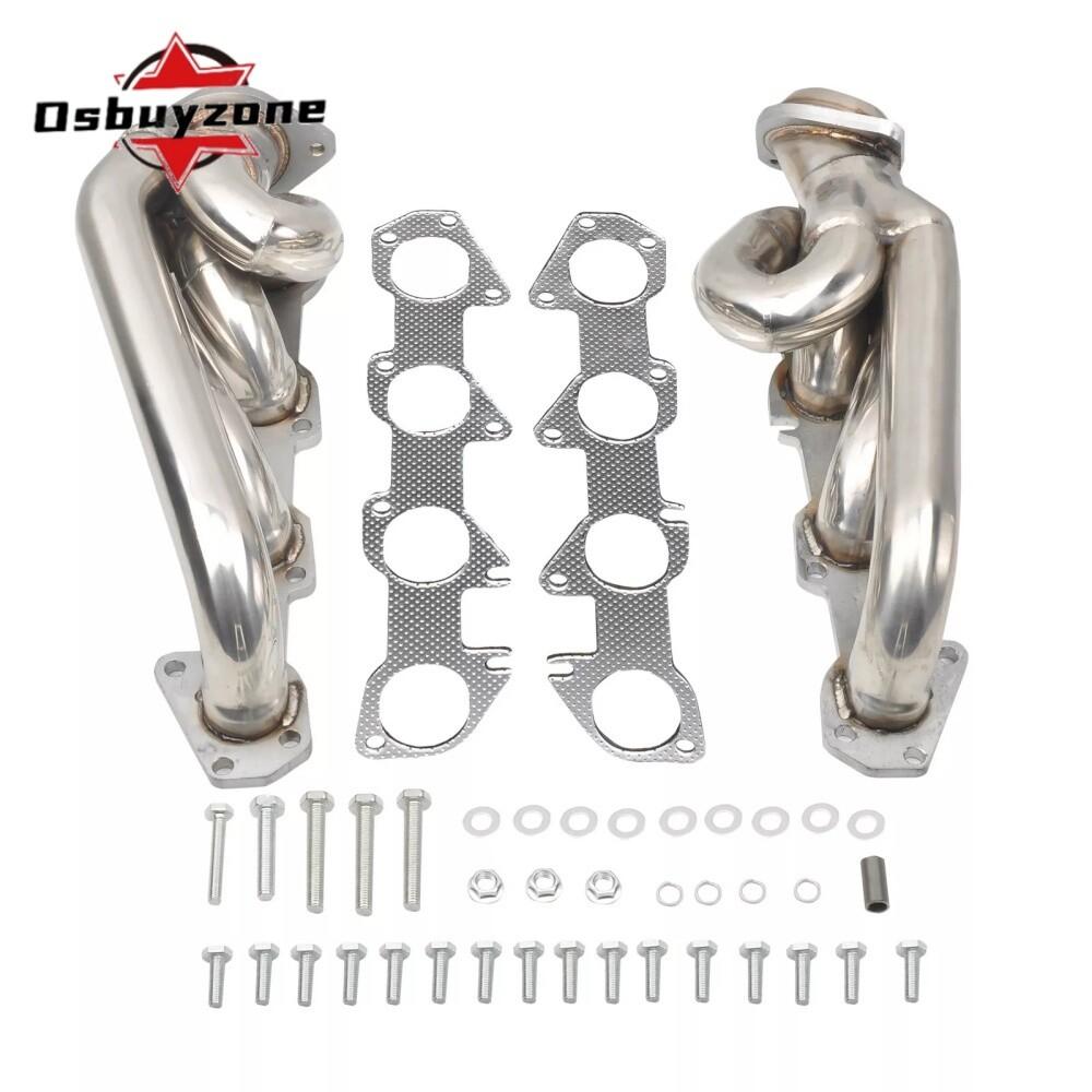 Shorty Stainless Performance Headers for Dodge Ram 1500 2009-2018 5.7L HEMI V8 Engine MT001094