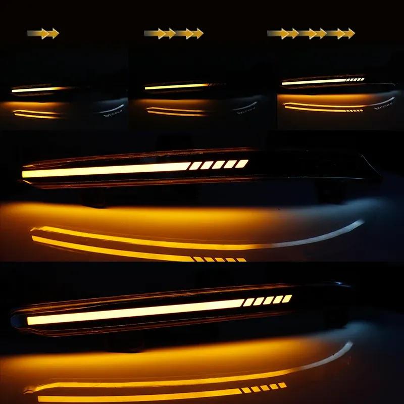 iJDM Car Bumper Reflector Lights For Honda Accord Sedan, Function as Tail/Brake, Turn Signal Lights & Rear Fog Lamps 2018-2022