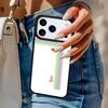 Korean Style Ins Color Line Love Phone Case For iPhone 17 Air 14 15 13 12 Max Cover For Apple 14 15 16 16e 11 Pro Max Plus