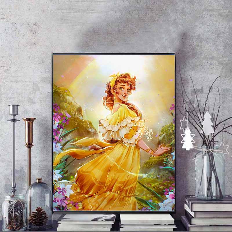 Disney Diamond Painting Full House By Pepa Mariga Cute Cartoon Cross-Stitch Set 5D DIY Home Decor