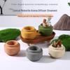 Cement Aromatherapy Candle Holder & Diffuser Container