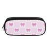 Pencil Bag Large Storage Space Smooth Zipper 300D Polyester with Spacious Main Pocket Mesh Layer and Pen Slot Divider for Students