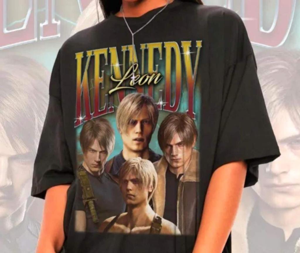 Unisex Leon Kennedy Shirt - Resident Evil Requiem Shirt,Raccoon City,Grace Ashcroft