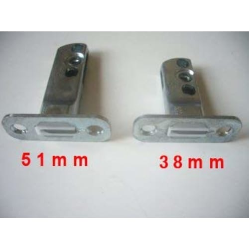 Nicchu Seisakusho GIA Room Divider Lock with Key, Silver, BS/51 121-ML-SL