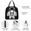 Domo Kun RAWR Merch Cartoon Anime Insulated Lunch Bag for Women Kids Leakproof Food Boxes Thermal Lunch Box Tote