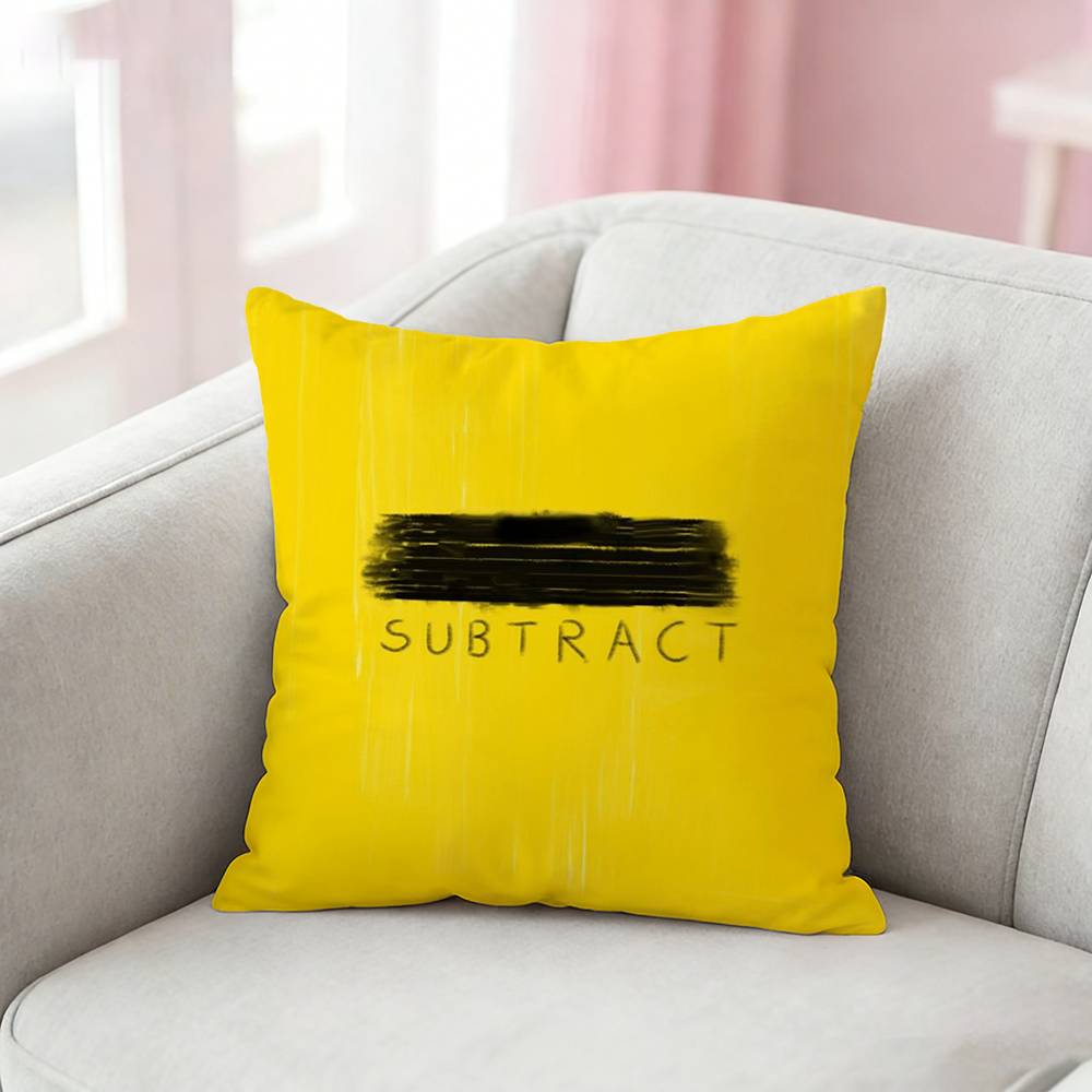 Ed S-Sheeran Albums Pillow Case Cushion Cover Throw Pillow Case For Car Sofa