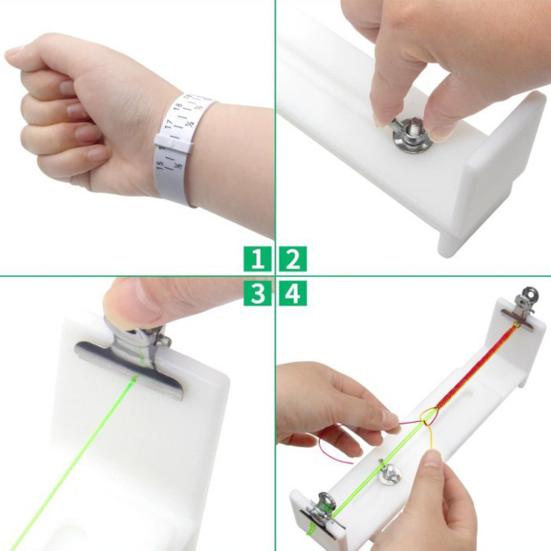 Adjustable Bracelet Jig Bracelet Braiding Frame DIY Bracelet Hand Knitting Jig for Beginners Crafting Bracelet Lanyard Keychain