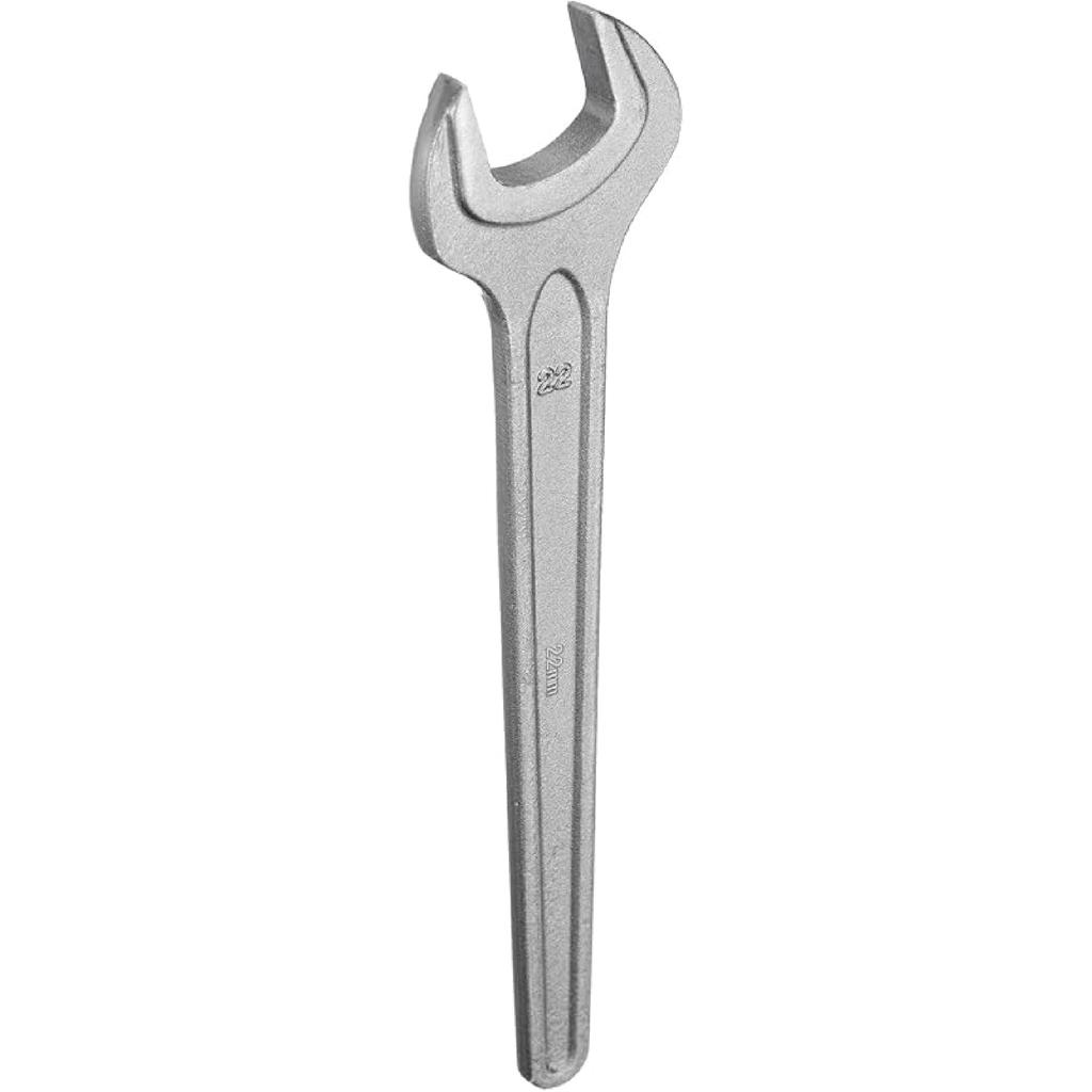 HARFINGTON Single Open Ended Spanner Wrench, 46mm, Thicken CR-V Steel Open End Wrench Tool for for Automotive Repair and Furniture Assembly, Grey
