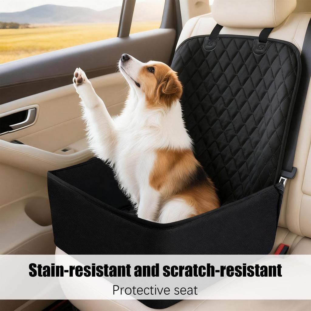 Car Dog Seat Oxford Cloth Dog Mat Front Passenger Car Pet Mat Cat And Dog Seat Mat Stain-Resistant And Washable Pet Mat