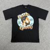 Unisex Cotton Graphic Tee Oversized Fit Short Sleeve T-Shirt Youth Casual Wear