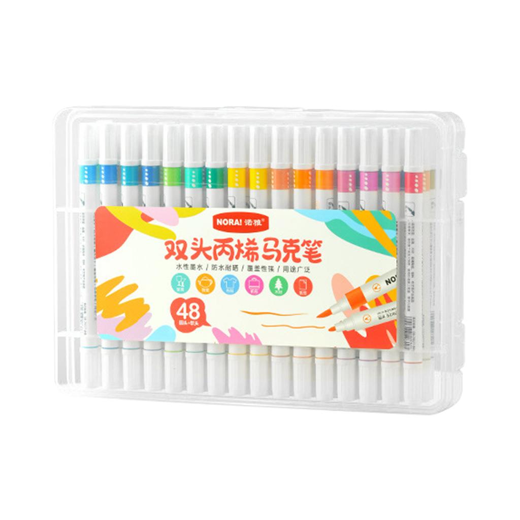 Acrylic Paint Pens with Fine and Brush Tips for kids Rock Painting,Paint Pens