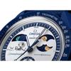 Swatch Omega MOONSWATCH SNOOPY Kollaboration Quarzwerk Herrenuhren Uhr 42mm Weißes Zifferblatt SO33N701L