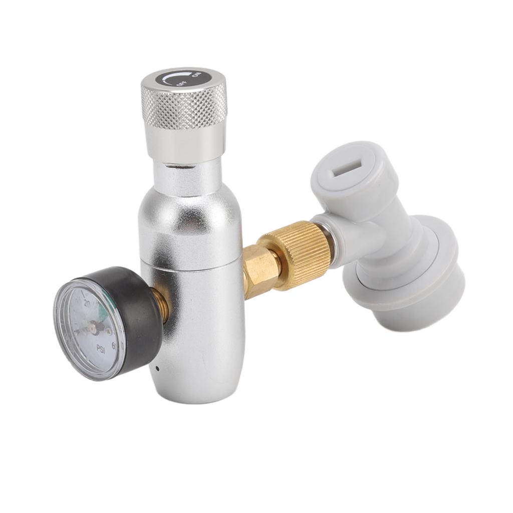 Bierfass-Ladegerät, CO2-Spender, hochpräziser CO2-Gas-Ball-Lock-Fassregler für Soda-Getränke