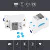 Single Phase 2P Electronic Energy Meter 220VAC DIN Rail Mounted Household Electricity Usage Meter for Accurate Power Measurement