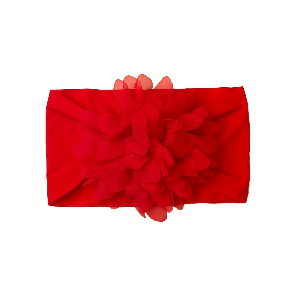 High Quality14pcs Baby Girls' Soft Stretch Nylon Headbands - Pastel Floral Hair Accessories with Elastic Comfort Fit, Cute Princess Headscarves for