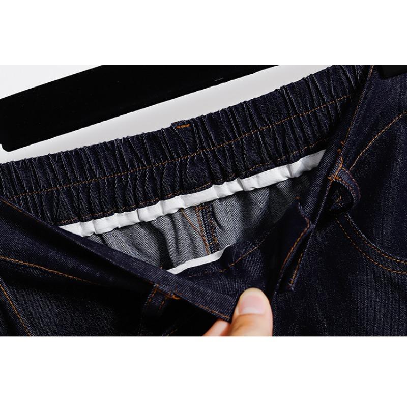 DIMANAF 2026 Primavera Estate Taglie Forti Donna Gonne Corte Pantaloni Jeans Vita Elastica Pantaloncini Oversize Denim Cotone tinta unita