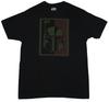 Star Wars Adult New T-Shirt - Stylized Boba Fett Boxed Pic