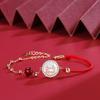 Dragon Lucky Menglong Red Rope Bracelet Female Natal Guochao Weaving Hand Rope Accessories