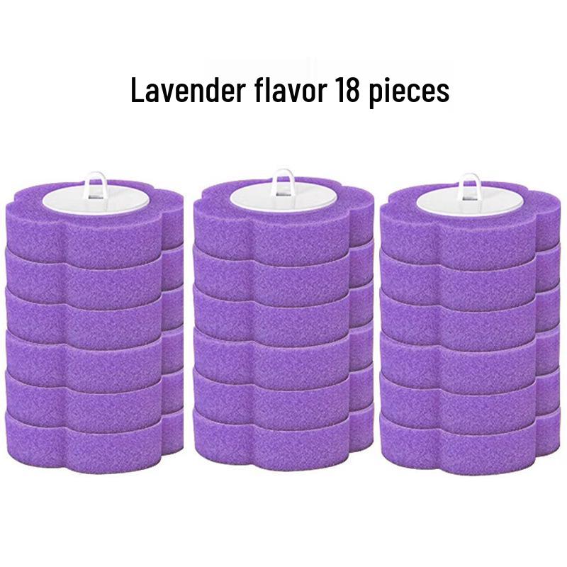 Wall-Mounted Disposable Toilet Brush & Replacement Head