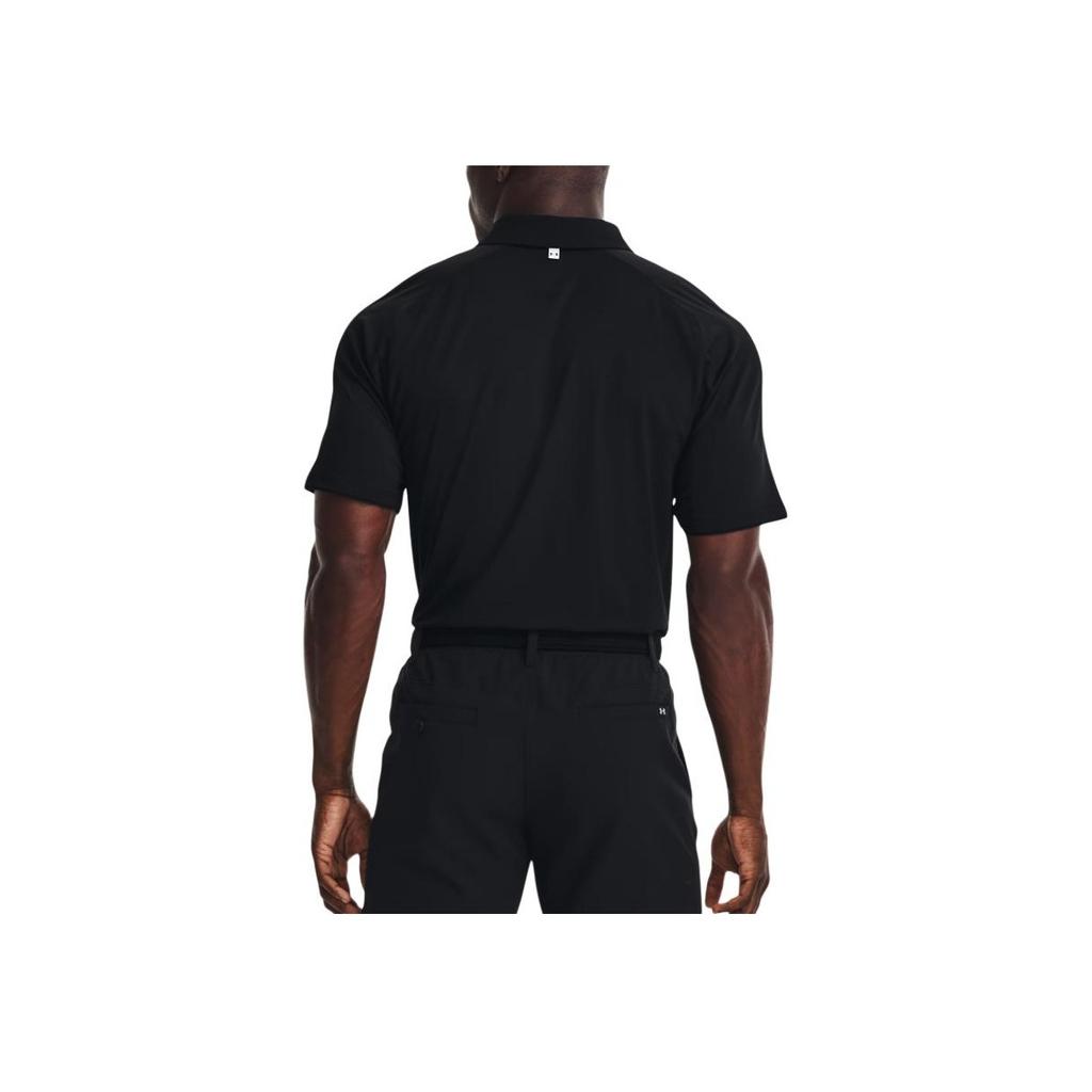 Under Armour Iso-Chill Solid Golf Polo Shirt Men Tops Black 1370090-001