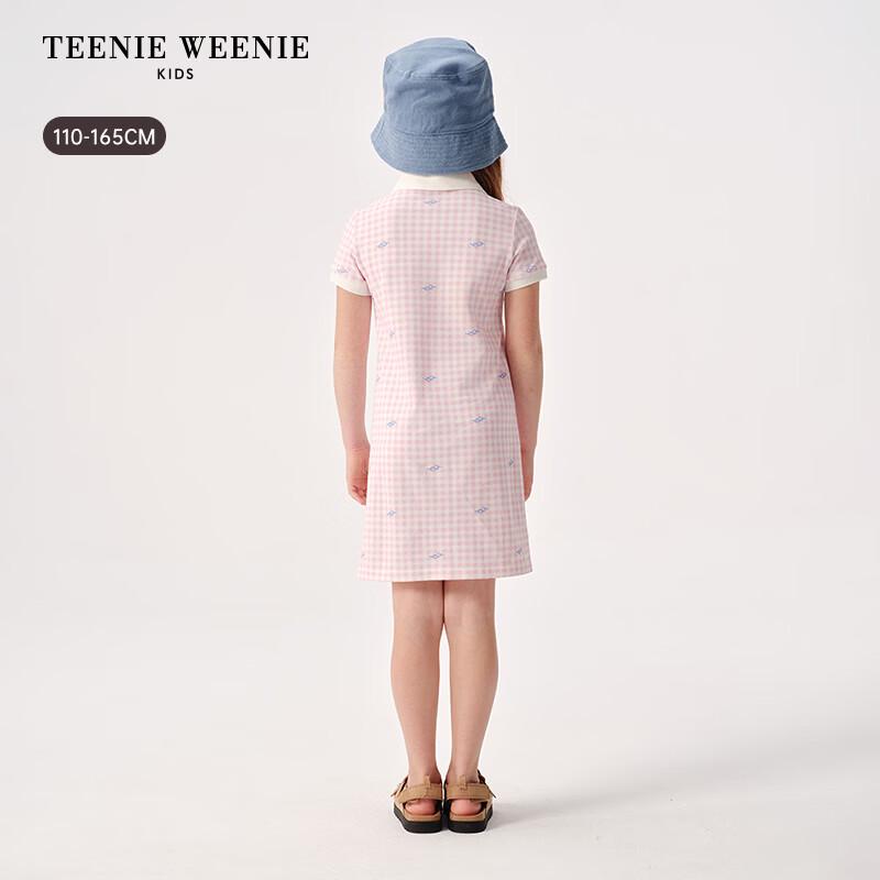 Teenie Weenie Kids' Girl's Plaid Polo A-Line Dress