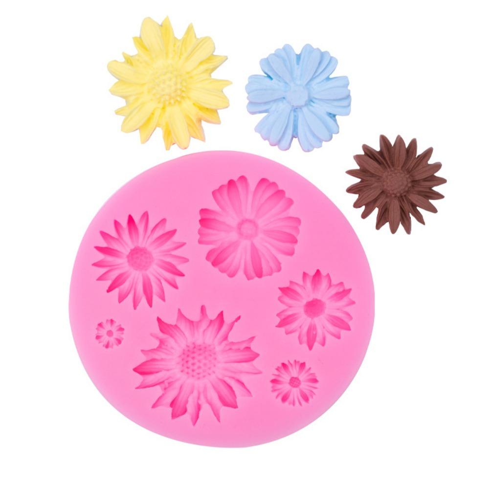 3D Flower Silicone Molds for Fondant Chocolate Candy Baking Decor Tools Cake Pastry Sugarcraft Design Kit