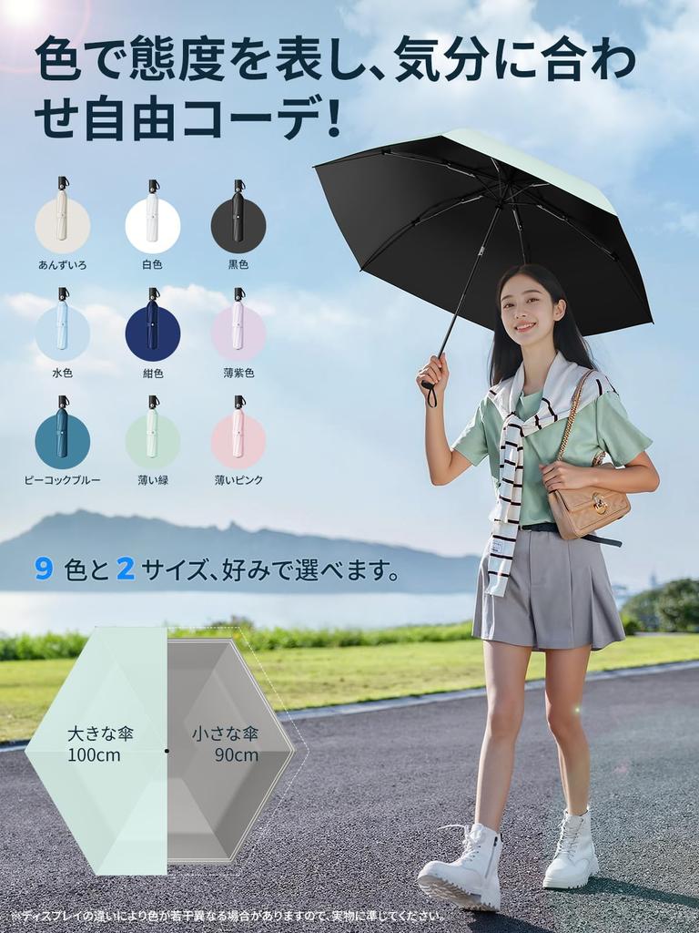 Folding Parasol with UV Light and Heat Improved Automatic UPEB Folding UV Suitable for Sun and Suitable for and Includes Storage A Perfect Gift for or