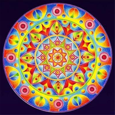 Volle 5D Diy Diamant Malerei Farbe Mandala Stickerei Kreuz Stich Home Decor Handgemachtes Geschenk