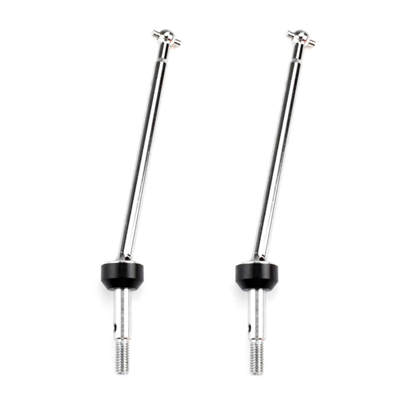 2Pcs/Set 1/10 RC Car Metal Front Wheel Drive Shaft Replacement Repair Parts For Wltoys 104001 1/10 RC Car Accessories
